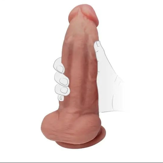 Title: Suction Cup Dildo For Women – Hands-Free Real Skin Texture Dildo