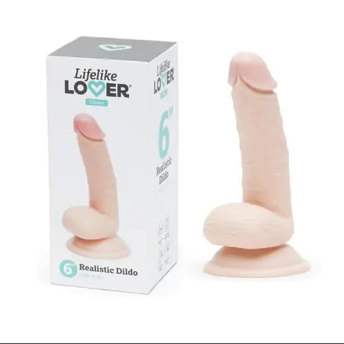 lifelike lover luxe ultra realistic silicone dildo 6 inch